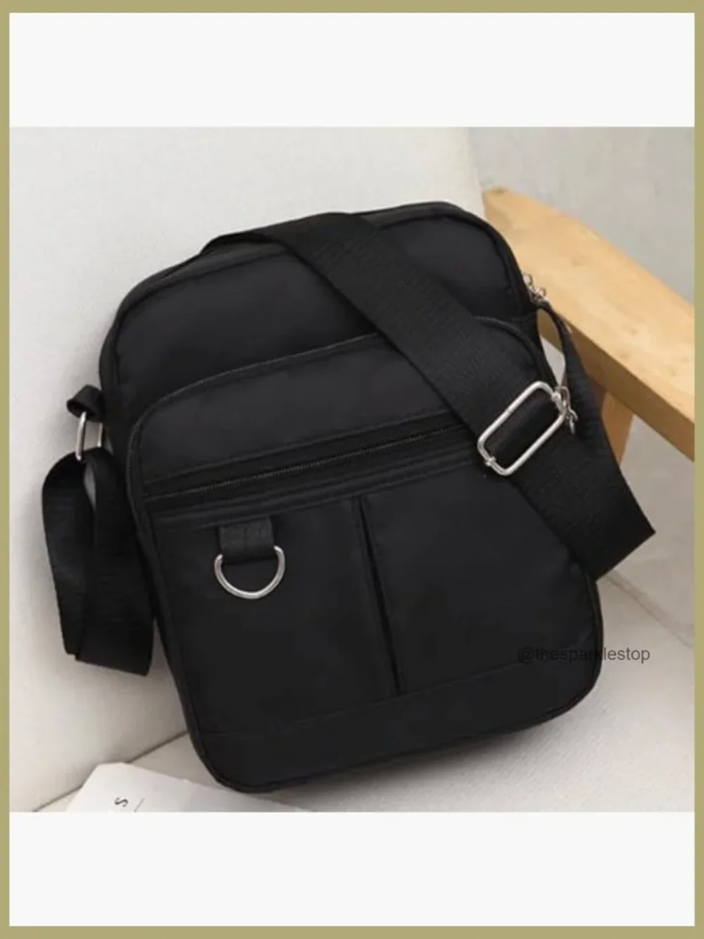 Mini Messenger Bag Crossbody Shoulder Bag Multi Pocket Travel Satchel